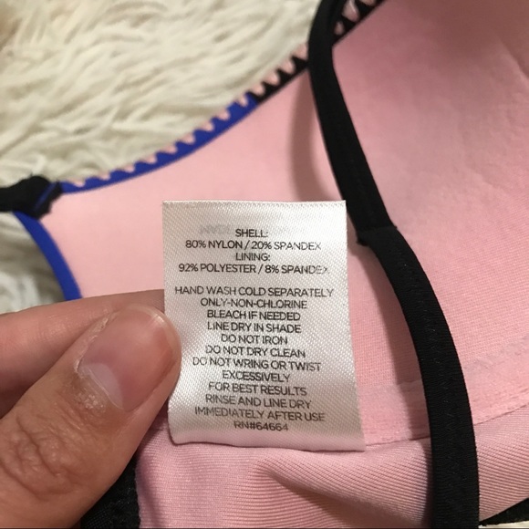 Shade & Shore Color Blocked Bikini Top - Picture 5 of 6